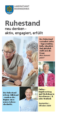 Flyer Ruhestand neu denken