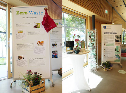 Zero-Waste-Ausstellung im Landkreispavillon