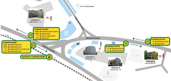 Anfahrtsskizze Landratsamt Bodenseekreis