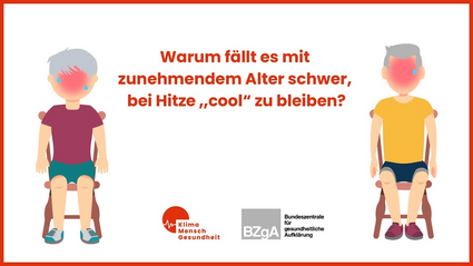 Warum fällt es mit zunehmenden Alter schwer bei Hitze „cool" zu bleiben?