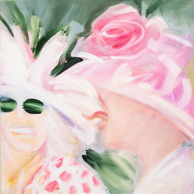 Fascinators (Bild 1), 2019, Öl auf Leinwand