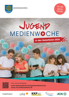 Plakat zur JugendMedienWoche 2025