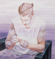 Kim Soomin - Sitter, 2021, Öl/Leinwand