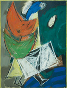 Wolfgang Henning: Musenengel auf der Flucht, 2015, © VG Bild-Kunst, Bonn 2025, Foto: © Dieter Schleicher Fotodesign