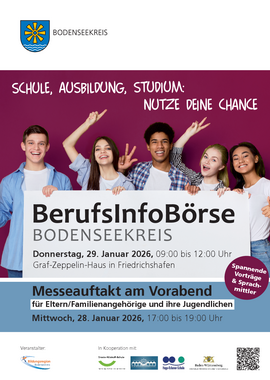 Plakat der BerufsInfoBörse 2026