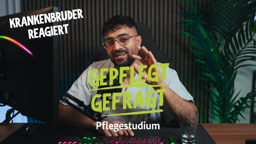 Gepflegt Gefragt – Krankenbruder reagiert auf das Pflegestudiumsquiz ????| #2: Studium #Pflegekannwas