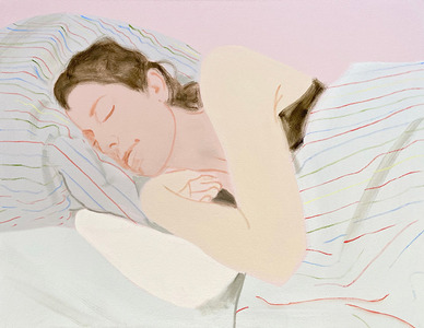 Moritz Moll - Lilli, 2021, Öl, Gouache/Leinwand